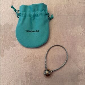 Tiffany & Co. 925 Twist Cable Silver Key Holder Paloma Picasso